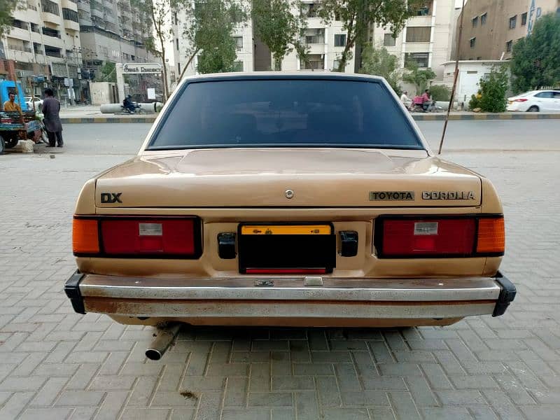 Toyota Corolla 1982 Dx Saloon Old is gold 8