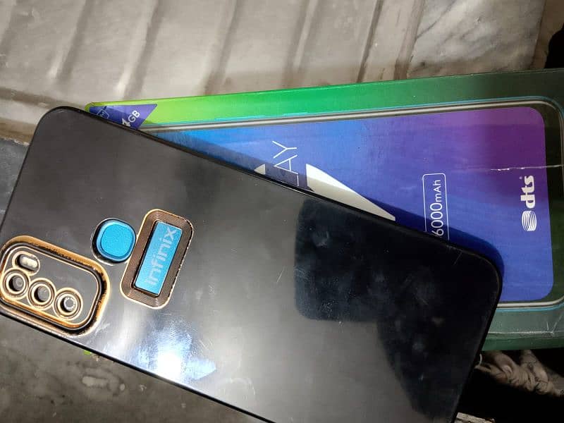 infinix hot 9 play with box and charger (exchange possible) 2