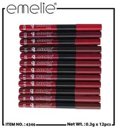 Emelie Paris Eye & Lip Color Pencil – Pack of 12