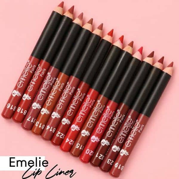 Emelie Paris Eye & Lip Color Pencil – Pack of 12 1