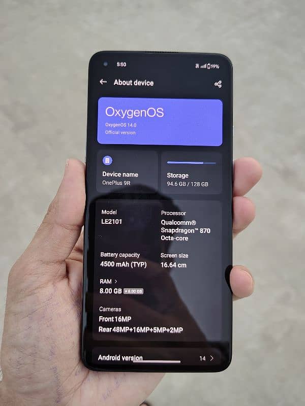 oneplus 9r 8+8/128 Dual Sim 3