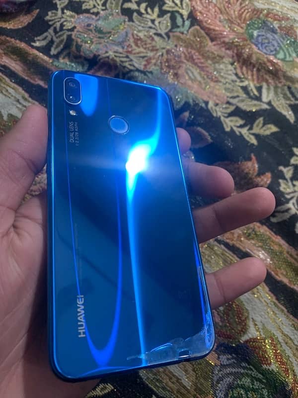 Huawei p20 lite blue with Box 3