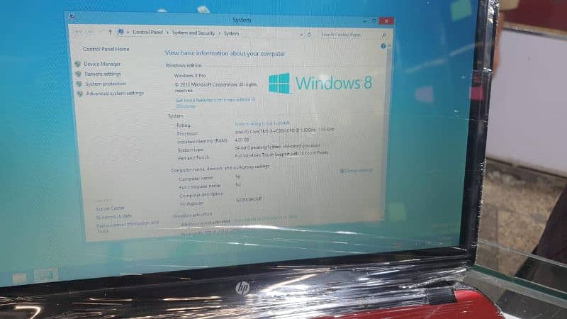 Hp, Touch Screen, core i3, 4th Generation, 4GB RAM For Sale 6