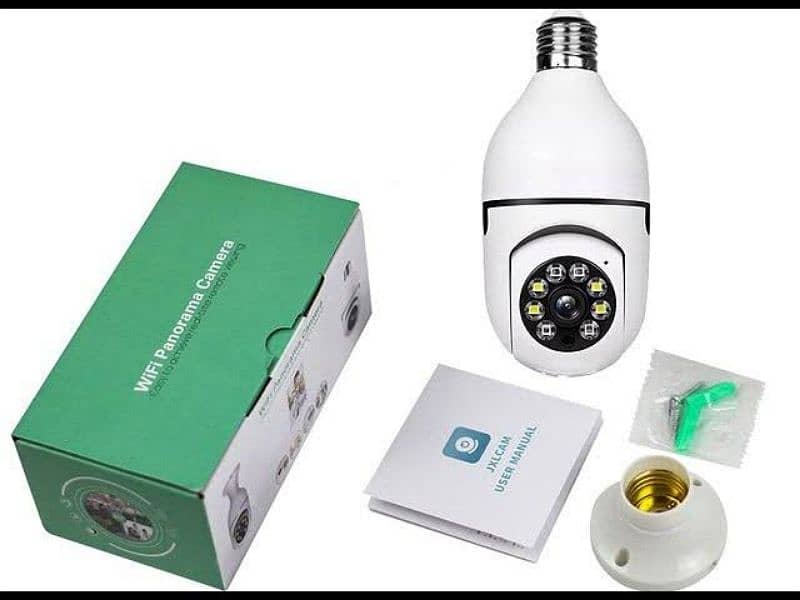 Digital wifi security Bulb Holder camera 0