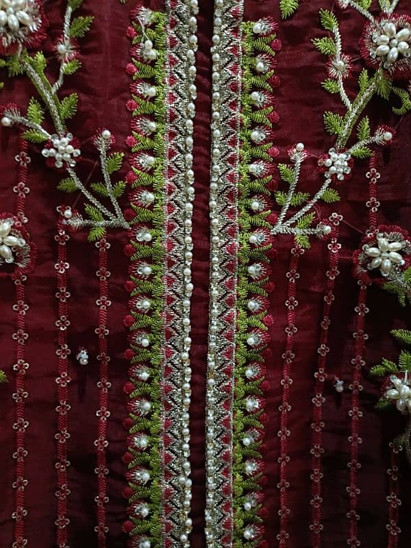 2PC fancy embroidered suit (worn once) 2