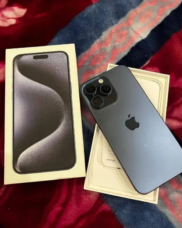 iPhone 15 pro official pta approved with full box 0