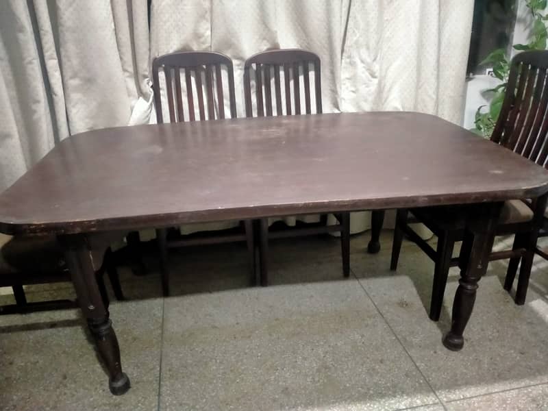 dinning table with chairs 4