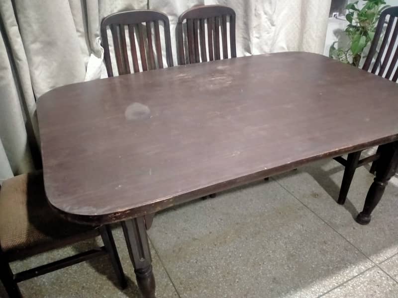 dinning table with chairs 5