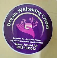 DREAM WHITENING CREAM 100% RESULTS