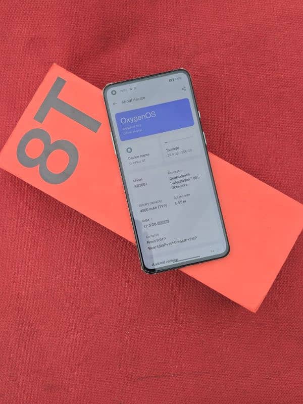 OnePlus 8t 12 256gp All ok exchange psebl 0