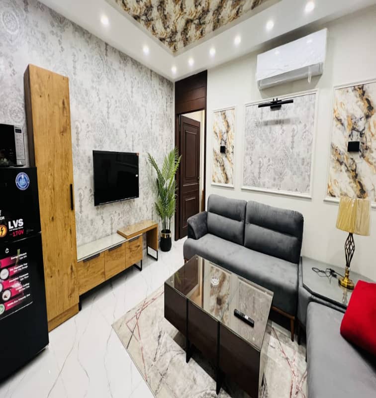 Brand New One Bed Fully Furnished Apartment Available For Rent In Shershah Bahria Town Lahore 13