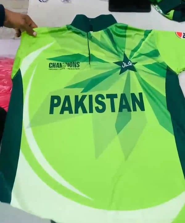 PAKISTAN TEAM CT25 SHIRT WITH YOUR NAME AND NUMBER 1