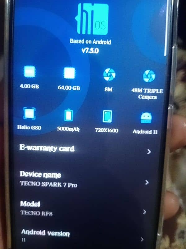 Tecno spark 7 pro 4gb 64gb 1