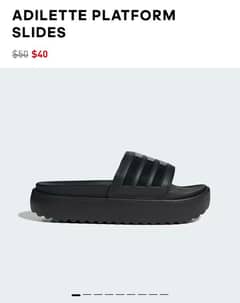 ADIDAS ADILETTE PLATFORM SLIDES