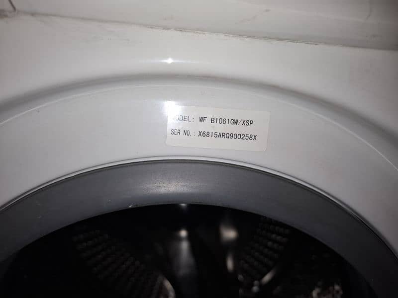 Samsung Automatic washing machine 6.5 kg front load 4