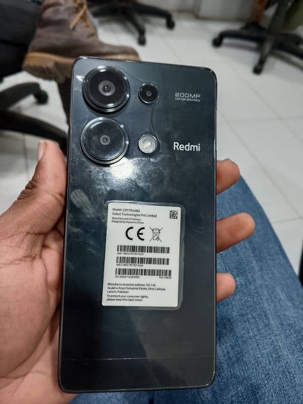 Redmi not 13 pro all ok ha 4 month use howa memory 12/256 0