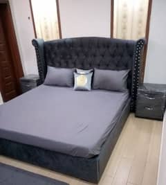 urgent sale Gray bed set