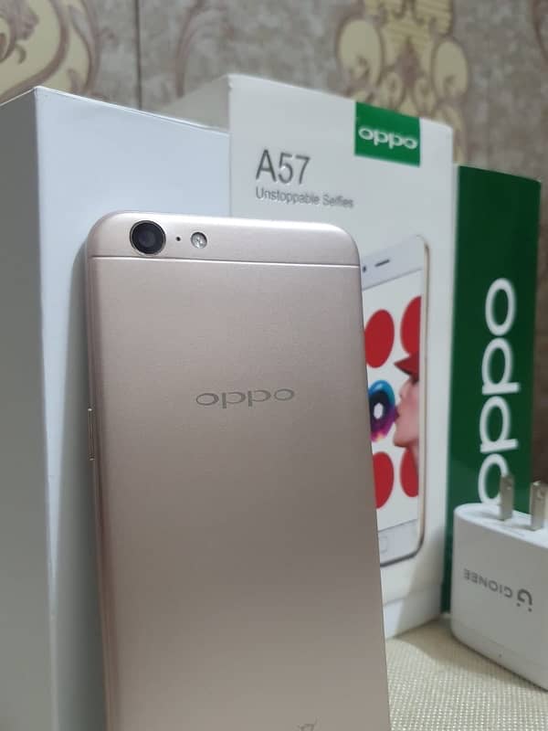 Oppo A57 4/64gb 10/10 PTA approved with full box 4