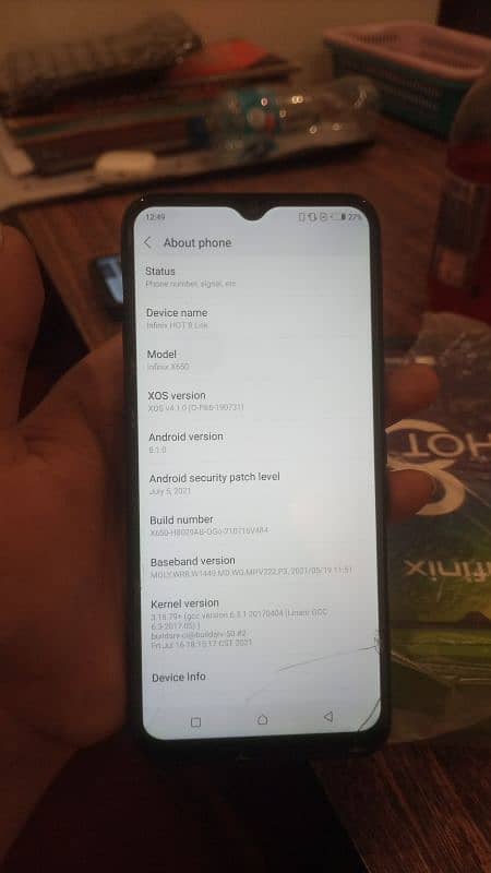 infinix hot 8 lite 0