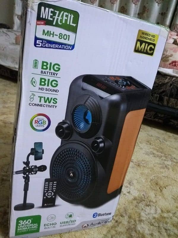 Audionic mehfil mh 801 portable Bluetooth speaker 0