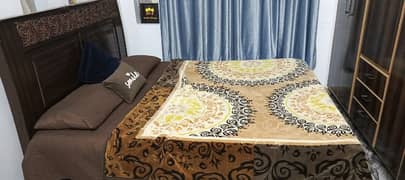 double Bad with brand  new mattress for sale