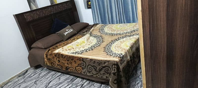 double Bad with brand  new mattress for sale 2