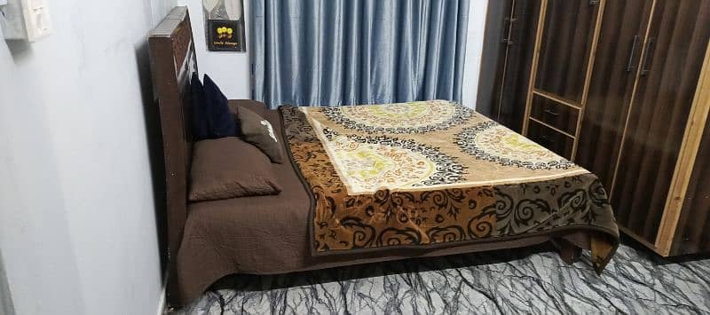 double Bad with brand  new mattress for sale 3