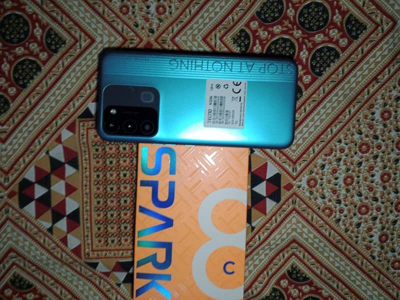 Tecno spark 8c 4/128 For sale Complete Box just box open 2