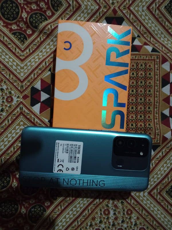 Tecno spark 8c 4/128 For sale Complete Box just box open 4