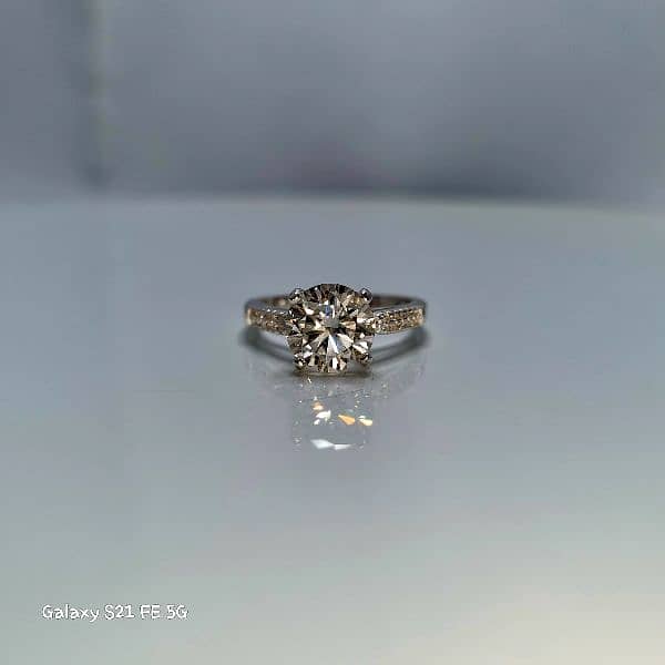 daimond Ring 925 pure chandi 7