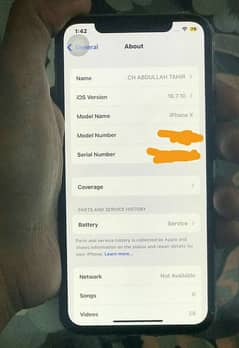 iphone X non pta fu 64 gb