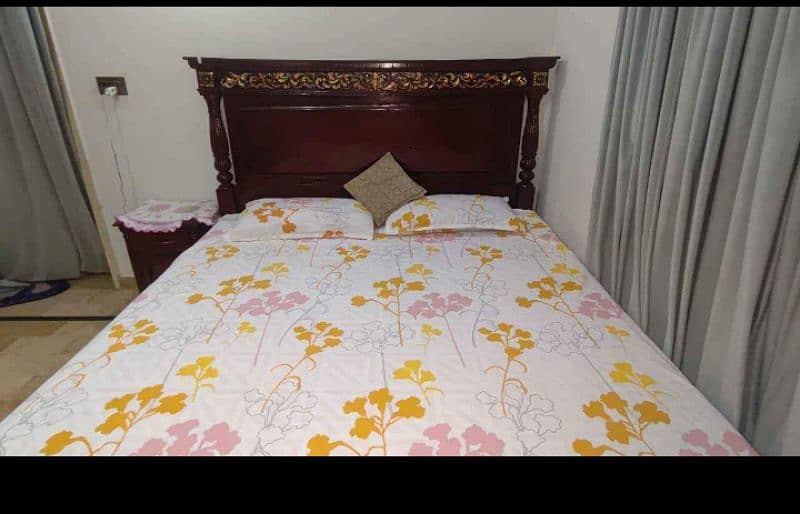 bed set , furniture, mattress, cupboard , dressing table, side tables 3