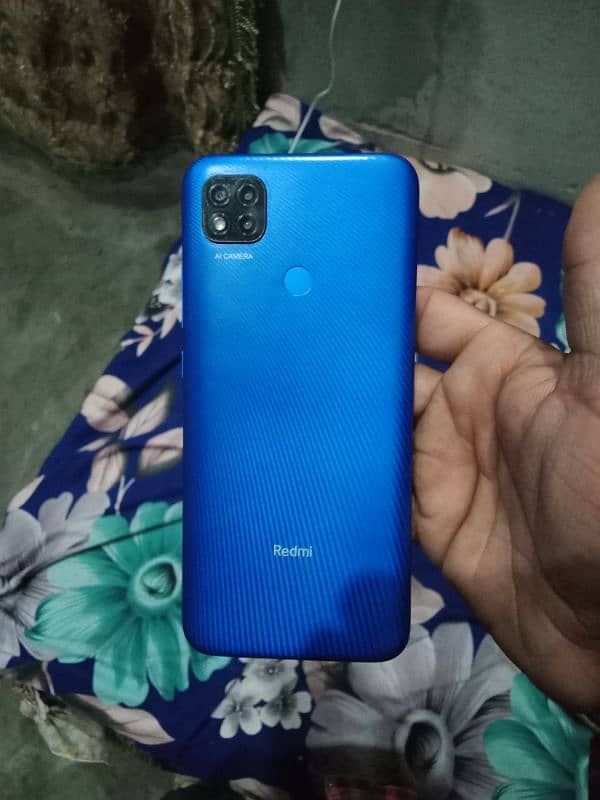 redmi 9C blue colour condition photo mein dekh sakte hain 3GB 64GB 5