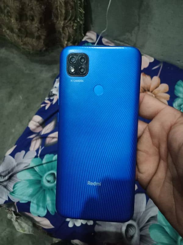 redmi 9C blue colour condition photo mein dekh sakte hain 3GB 64GB 7