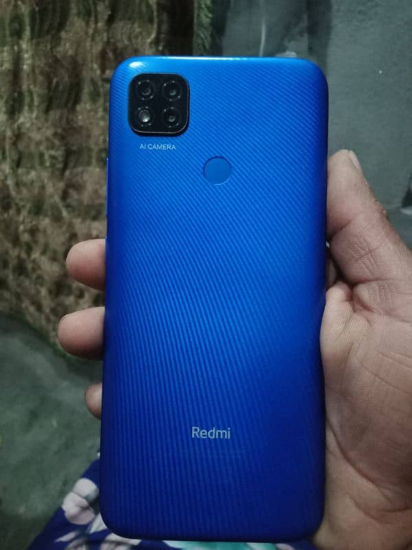 redmi 9C blue colour condition photo mein dekh sakte hain 3GB 64GB 13