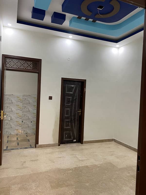 Brand New Zero Meter House Ground Plus 1 Full Marble Tiles Flooring Bottom To Top Roof Excellent Work North Karachi Sector 5A-3 9