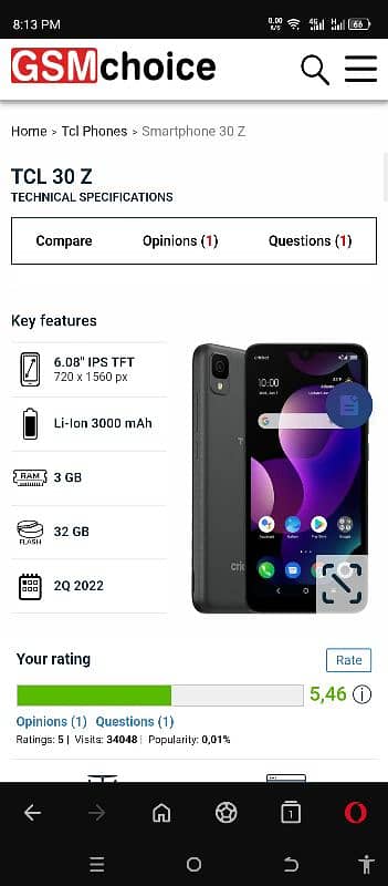 tcl 30z 3gb/32gb 4