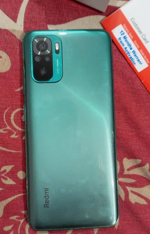 REDMI NOTE 10 WITH BOX CHARGER 0