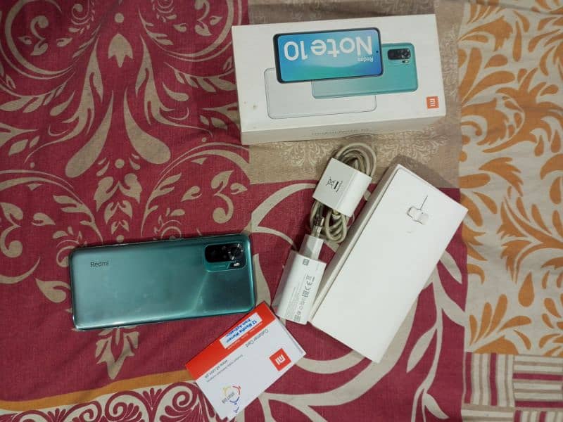 REDMI NOTE 10 WITH BOX CHARGER 1