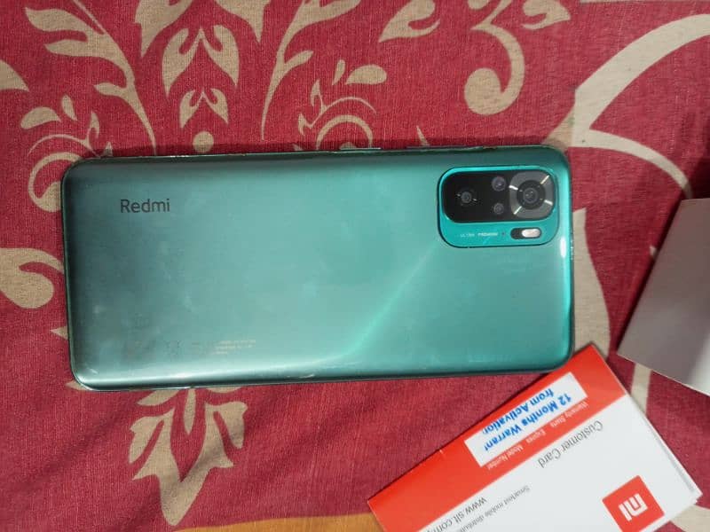 REDMI NOTE 10 WITH BOX CHARGER 2