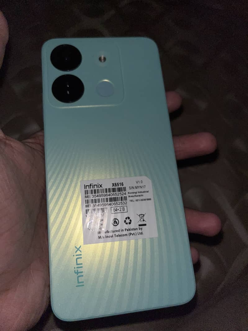 Infinix model X6516 urgent sell! Paise kaam krdunga! Thore bht 1