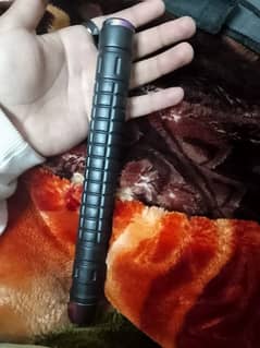 TACTICAL STICK OF BLACK STEEL FOR EQUIPMENT