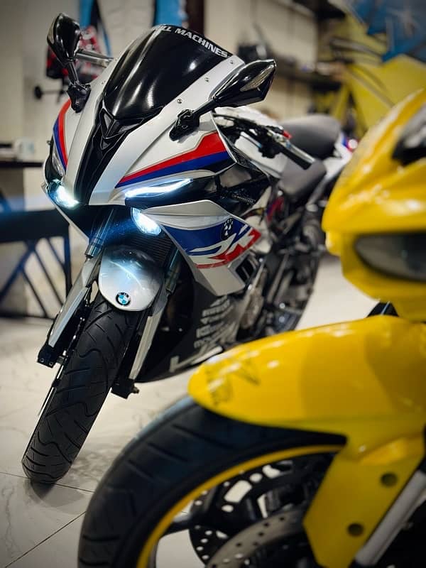 BMW S1000RR replica 400cc Dual cylinders heavy bike 1