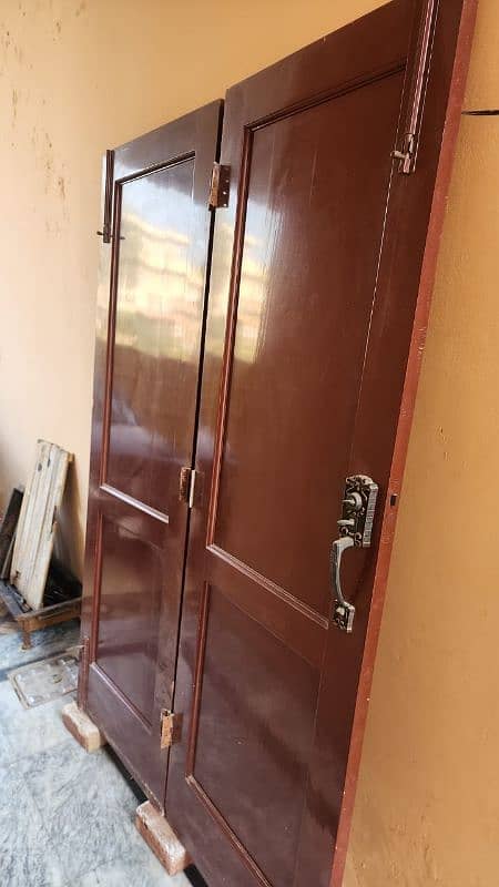 PURE SOLID WOODEN ENTRANCE DOOR 0