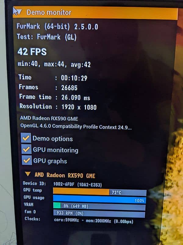 AMD Radeon RX 590 8GB GME Sapphire Blue Edition 11