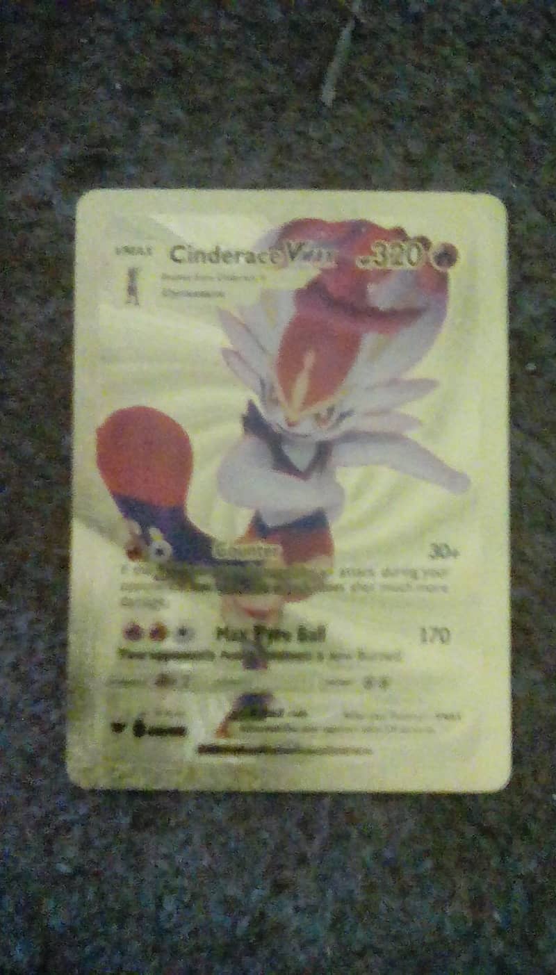 Cinderace pokemon card 0