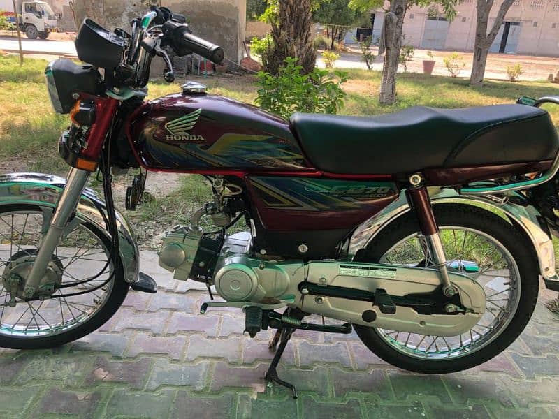 Honda CD70 bike 2021 model WhatsApp 0309/70/15/123 1