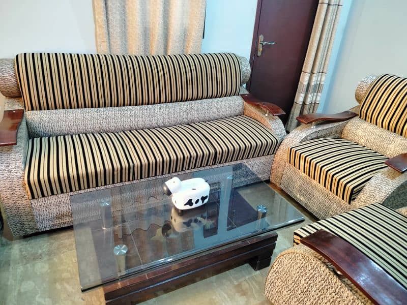 Italian style sofa with table condition 10/9 2