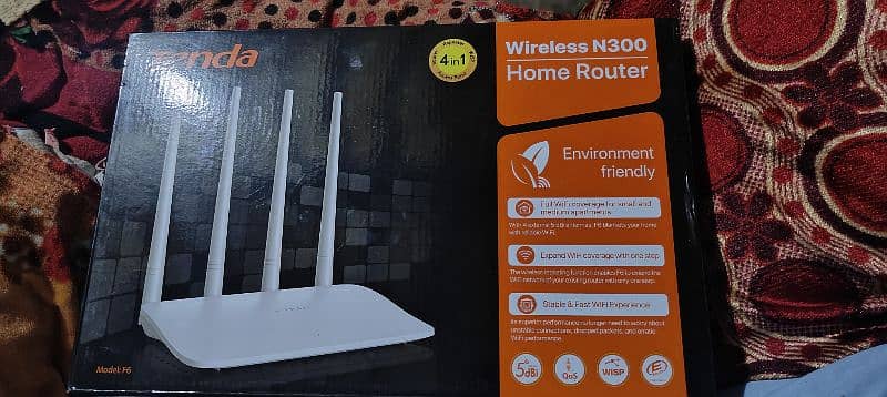 Tenda f6 4 antina wireless router 1