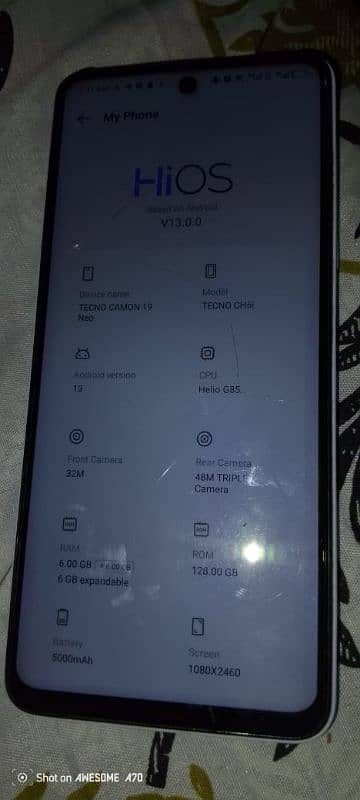 Tecno camon 19 neo 0